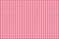 Red Gingham seamless pattern. Texture from rhombus/squares for - plaid, tablecloths, clothes, shirts, dresses, paper, bedding,