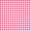 Red Gingham seamless pattern