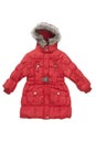 Red girl jacket with fu