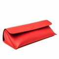 Red Glasses Case - Magnetic Folding Eco Leather Feel Hard Case for All Glasses Royalty Free Stock Photo