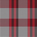 Red Glen Plaid textured Seamless Pattern