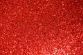 Red Glitter background. Holiday, Christmas, Valentines, Beauty and Nails abstract texture