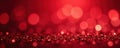 Red glitter bokeh, festive sparkle, abstract Xmas backdrop, glitter bokeh, lights, sparkly background Royalty Free Stock Photo