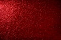 Red glitter bokeh lights Blurred abstract background for Valentines, birthday, anniversary, wedding, new year and Christmas Royalty Free Stock Photo