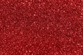 Red glitter bokeh texture background. Celebration background concept.