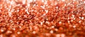 Red glitter shine dots confetti. Abstract light blink sparkle defocus backgound