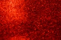 Red glitter Shiny, bokeh christmas background Royalty Free Stock Photo