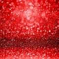 Red glitter sparkle background for Valentine love or Christmas sale or wine party