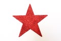 Red glitter star