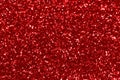 Red glitter texture background. Christmas and celebration background concepts.