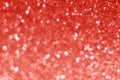 Red glitter texture christmas abstract background. Shiny wrapping paper texture, greeting card design element Royalty Free Stock Photo