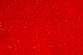 Red glitter texture christmas abstract background. Shiny wrapping paper texture, greeting card design element Royalty Free Stock Photo