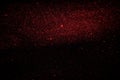 Red glitter vintage lights background. defocused. Royalty Free Stock Photo