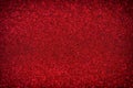 Red glitter vintage lights background Royalty Free Stock Photo
