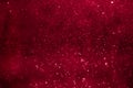 Red glitter vintage lights background. Royalty Free Stock Photo