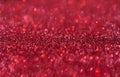 red glittering bokeh light blurbackground