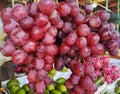 Red Globe grapes Royalty Free Stock Photo