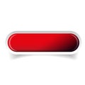 Red glossy web bar button vector Royalty Free Stock Photo