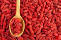 Dried Goji Berries Natural Organic Background Royalty Free Stock Photo