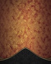 Red gold background with black accents. Template for design. copy space for ad brochure or announcement invitation, abstract backg Royalty Free Stock Photo