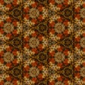 Red Gold Classical Style Abstract Background