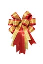 Red and gold fancy gift bow