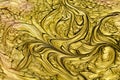 Red and gold marbling pattern. Golden marble liquid texture. Agate, paper. Royalty Free Stock Photo