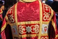 Red and Gold Vestments for Holy Week