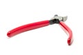 Red gorge pliers. Royalty Free Stock Photo