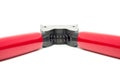 Red gorge pliers. Royalty Free Stock Photo