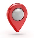 Red gps icon (pointer)