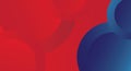 Red gradient background with blue circle pattern images Royalty Free Stock Photo