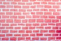 Red graffitti painted brick wall background Royalty Free Stock Photo