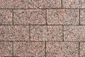 Red granite brick texture Royalty Free Stock Photo