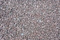 Red granite crumb, background, red granite gravel