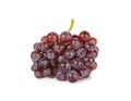 Red grape isolated on over white background Royalty Free Stock Photo