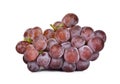 Red grape isolated on over white Royalty Free Stock Photo