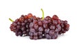 Red grape isolated on over white background Royalty Free Stock Photo