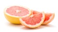 Red grapefruit isolated Royalty Free Stock Photo