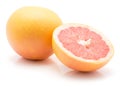 Red grapefruit isolated Royalty Free Stock Photo