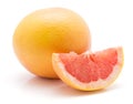 Red grapefruit isolated Royalty Free Stock Photo