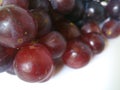 Red Grapes Closeup