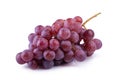 Red Grapes isolated on a white background Royalty Free Stock Photo