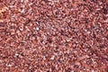 Red gravel stone floor texture background Royalty Free Stock Photo