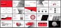 Red and gray presentation templates