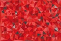 Red and gray triangular pattern - triangles mosaic