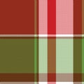 Red green abstract plaid seamless pixel pattern