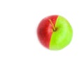 A red-green apple Royalty Free Stock Photo