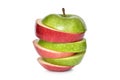 Red and green apple Royalty Free Stock Photo