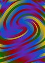 Red Green and Blue Whirl Background Vector Image